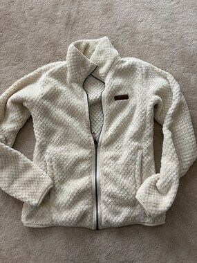 Columbia Cream Sherpa Full-Zip Women's Jacket